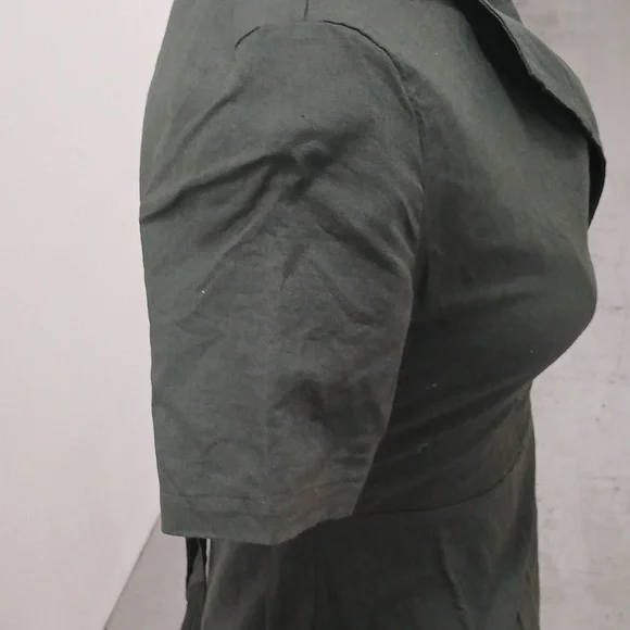 Ursime Green Maxi Wrap Dress Size Small - Picture 5 of 8